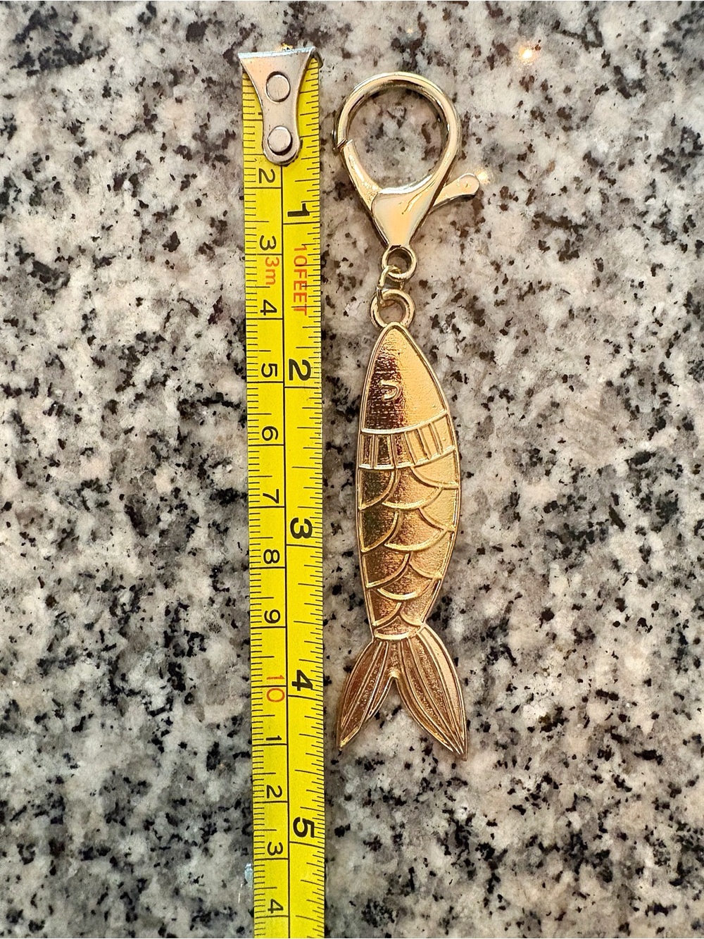 ♥️💖 Coastal Gold Fish Bag Charm or Keychain NWOT